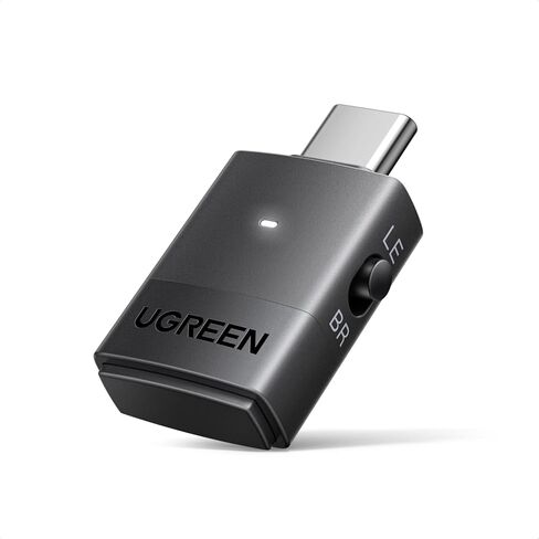 UGREEN USB-C Bluetooth Adapter for PS5, Gaming Consoles & PC, Bluetooth 6.0 Transmitter with LE Audio, aptX Adaptive/HD/aptX/SBC, Dual Pairing & One-to-Many Broadcast for Wireless Headphones Speakers in Saudi Arabia