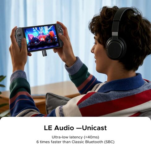 UGREEN USB-C Bluetooth Adapter for PS5, Gaming Consoles & PC, Bluetooth 6.0 Transmitter with LE Audio, aptX Adaptive/HD/aptX/SBC, Dual Pairing & One-to-Many Broadcast for Wireless Headphones Speakers in Saudi Arabia