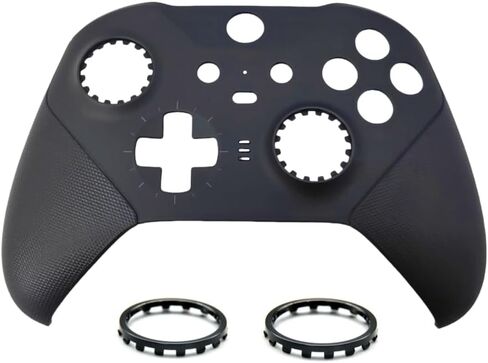 Hzxkqmil Housing Shell Replacement Faceplate Cover Front Case Accessories for Xbox One Elite Series 2 Controller, Included Joystick Rings, Pink in Saudi Arabia