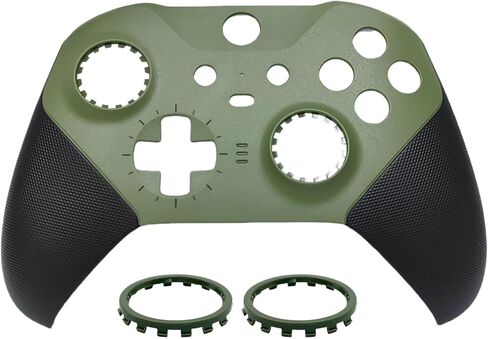 Hzxkqmil Housing Shell Replacement Faceplate Cover Front Case Accessories for Xbox One Elite Series 2 Controller, Included Joystick Rings, Pink in Saudi Arabia