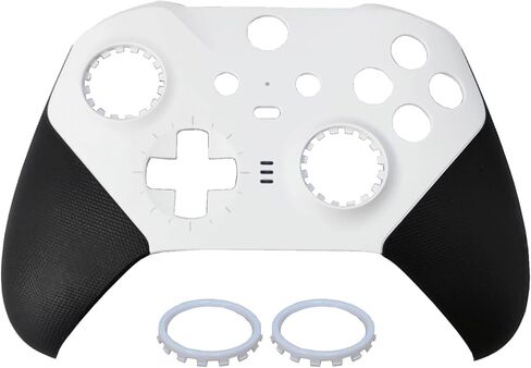 Hzxkqmil Housing Shell Replacement Faceplate Cover Front Case Accessories for Xbox One Elite Series 2 Controller, Included Joystick Rings, Pink in Saudi Arabia