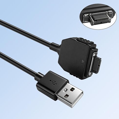 كابل بيانات USB VMC-MD1، متوافق مع كاميرات Sony Cyber-Shot DSC (سلسلة W T H P N)، T9 T30 T10 T100 W50 T5 T50 N2 W30 W35 W55 W70 W80 W85 H3 H7 H9 H10 H50 P100 P120 P150 P200 N1 N2 1.5 متر in Kuwait