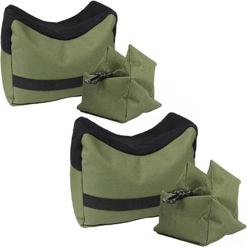 2 Sets of Outdoor Shooting Rest Bags for Rifles/Long Guns, Durable and Waterproof Oxford Sandbags, Portable Hunting and Shooting Gun Rack in Saudi Arabia
