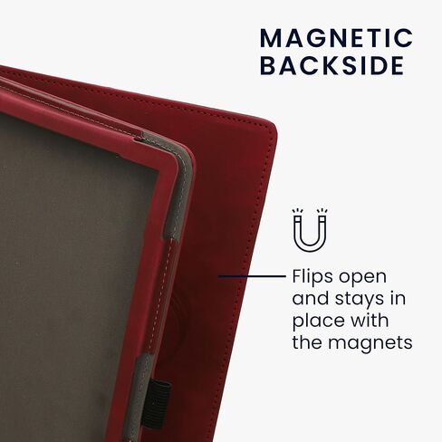 kwmobile Case Compatible with Amazon Kindle Scribe 11" (2025) Case - Cover for eReader with Magnetic Closure - Dark Red in Saudi Arabia