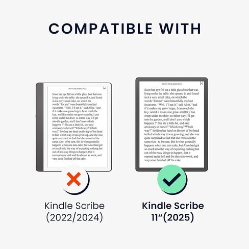 kwmobile Case Compatible with Amazon Kindle Scribe 11" (2025) Case - Cover for eReader with Magnetic Closure - Dark Red in Saudi Arabia