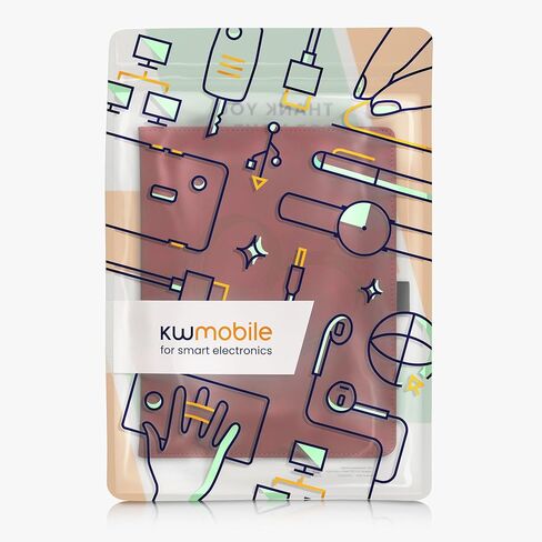 kwmobile Case Compatible with Amazon Kindle Scribe 11" (2025) Case - Cover for eReader with Magnetic Closure - Dark Red in Saudi Arabia