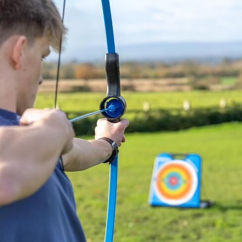 FORZA Bow and Arrow Set with Target – Beginner Archery Set for Family – Includes 1 Bow, 3 Suction Cup Arrows & Portable Target Storage Box – Indoor & Outdoor Garden to in Saudi Arabia