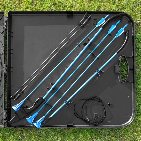 FORZA Bow and Arrow Set with Target – Beginner Archery Set for Family – Includes 1 Bow, 3 Suction Cup Arrows & Portable Target Storage Box – Indoor & Outdoor Garden to in Saudi Arabia