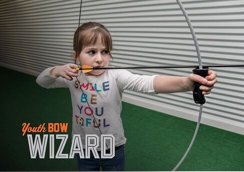 Bear Archery Wizard Bow for Youth, Recommended Ages 5-10, Ambidextrous, Continuous Draw Weight Up to 18 lb., Continuous Draw Length Up to 24-inches in Saudi Arabia
