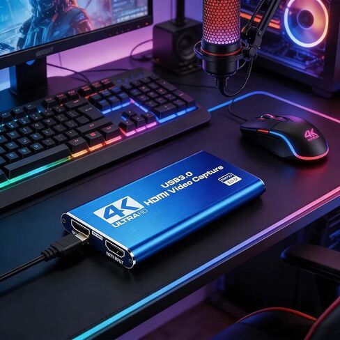 4K HDTV, USB 3.0, 1080P 60FPS, Video Capture Card, Ultra-Low Latency in Saudi Arabia