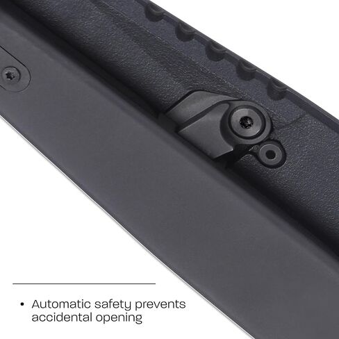 CRKT Provoke X Compact Black Folding Axe with Deadbolt Lock: SUJ2 Steel Plain Edge Blade, Stainless Steel Handle, 4141KX in Saudi Arabia