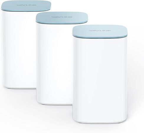 WAVLINK AX3000 WiFi 6 Mesh System 3 Pack - 2026 Latest, Up to 3.0 Gbps Speed & 7,300 Sq. Ft. Coverage, Replaces Wireless Router and WiFi Extender Signal Booster, Support Wired Backhaul, App Control in Saudi Arabia
