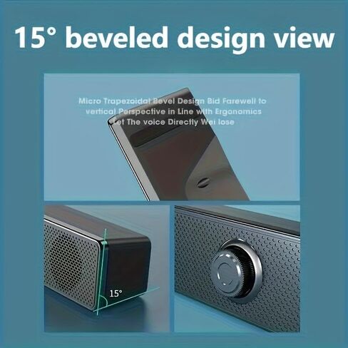 Small USB Powered Speakers for Desktop Computer Compact Design with Rich Stereo Sound in Saudi Arabia