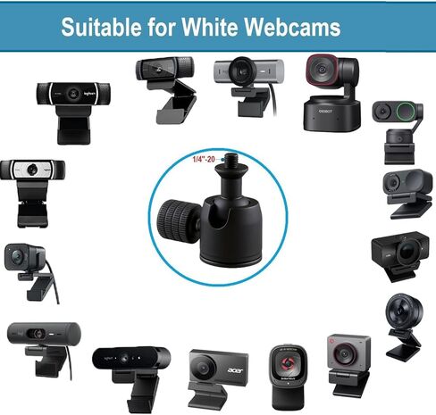 Meet-2-Webcam-Stand,17'' Tabletop Webcam Tripod Mount Holder Compatible with OBSBOT Tiny 3,Tiny 3 Lite,Meet 2,Meet SE,Tiny 2,Tiny 2 Lite,Tiny SE,Trail 2 webcams in Saudi Arabia