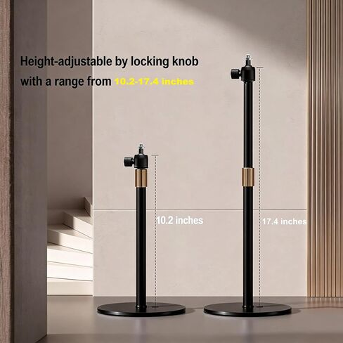 Meet-2-Webcam-Stand,17'' Tabletop Webcam Tripod Mount Holder Compatible with OBSBOT Tiny 3,Tiny 3 Lite,Meet 2,Meet SE,Tiny 2,Tiny 2 Lite,Tiny SE,Trail 2 webcams in Saudi Arabia