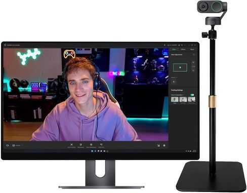 Meet-2-Webcam-Stand,17'' Tabletop Webcam Tripod Mount Holder Compatible with OBSBOT Tiny 3,Tiny 3 Lite,Meet 2,Meet SE,Tiny 2,Tiny 2 Lite,Tiny SE,Trail 2 webcams in Saudi Arabia
