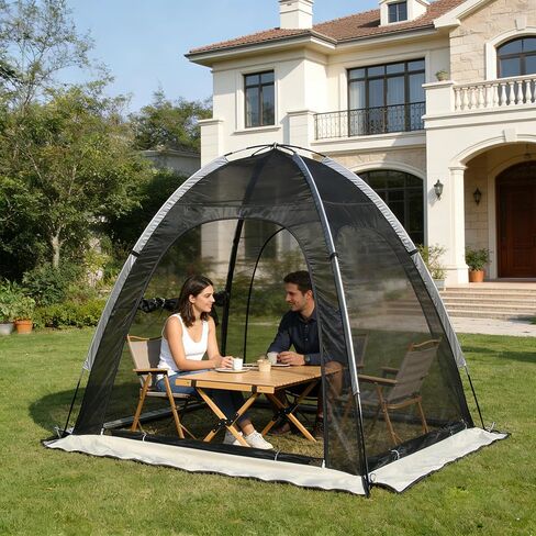 71 * 51 * 65 in Screen House Tent, Outdoor Camping Screen Room Sun Shade Gazebo Shelter, for 2–3 Person,Perfect for Family Picnic, Backyards, Campfire Barbecue and Party for Patio Backyard Camping in Saudi Arabia