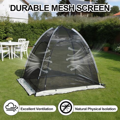 71 * 51 * 65 in Screen House Tent, Outdoor Camping Screen Room Sun Shade Gazebo Shelter, for 2–3 Person,Perfect for Family Picnic, Backyards, Campfire Barbecue and Party for Patio Backyard Camping in Saudi Arabia