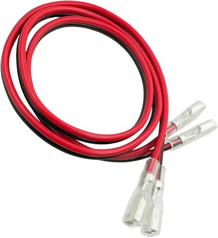 2x12 Guitar Speaker Wiring Harness, 23.6inch Length, 0.8mm Copper Wire, 1/4" Mono Jack with Ferrule, 6.35mm DIY Cabinet Wiring Kit for Guitar Amp Speaker Cabinet in Saudi Arabia