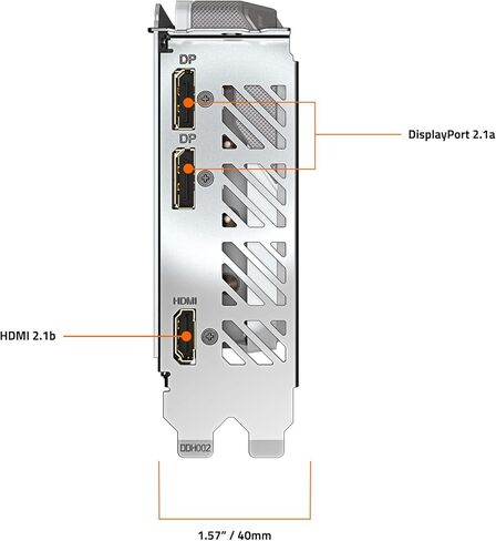 GIGABYTE Radeon™ RX 9060 XT Gaming OC ICE 16G Graphics Card (16GB GDDR6, 128-bit, PCIe 5.0, HDMI/DP 2.1, 2 Slot, Hawk Fan, Server-Grade Thermal Gel, Reinforced Structure) in Saudi Arabia