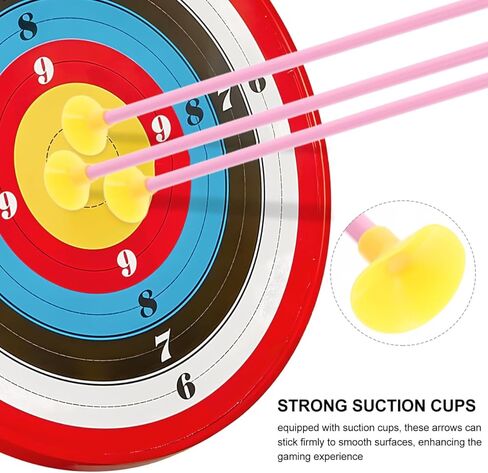Wakauto 20PCS Replacement Suction Cup Arrows, Kids Archery Replacement Arrows with Suction Cup Tips for Outdoor Indoor Safe Target Practice and Active Play in Saudi Arabia