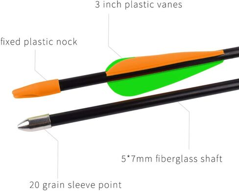 Practice Arrows 24 26 28Inch Targeting Arrow Shooting for Recurve Bows Compoundbow Youth Kids Beginner in Saudi Arabia
