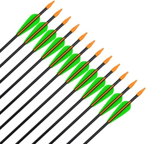 Practice Arrows 24 26 28Inch Targeting Arrow Shooting for Recurve Bows Compoundbow Youth Kids Beginner in Saudi Arabia