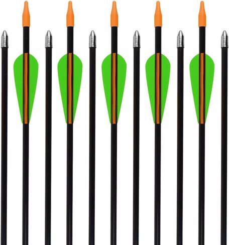 Practice Arrows 24 26 28Inch Targeting Arrow Shooting for Recurve Bows Compoundbow Youth Kids Beginner in Saudi Arabia
