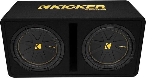 KICKER Dual 12 Inch Comp Bass Package 50DCWC122 with CXA8001 Amplifier in Saudi Arabia