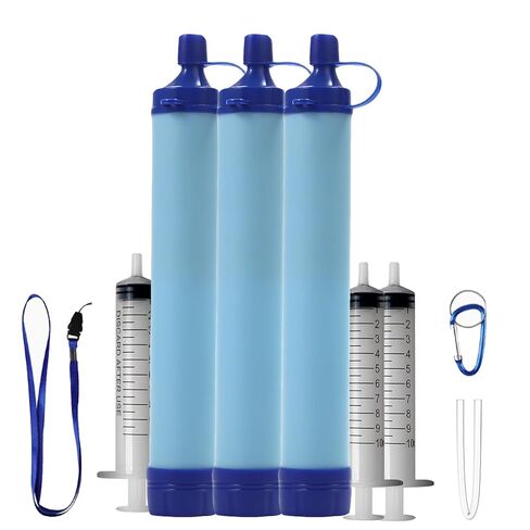 Straw, Pure Flow Water Filter Straw for Camping, Hiking, Travel, Biking, Survival, and Emergency Preparedness, No Expiration Date, Lightweight, Reusable (1PCS) in Saudi Arabia