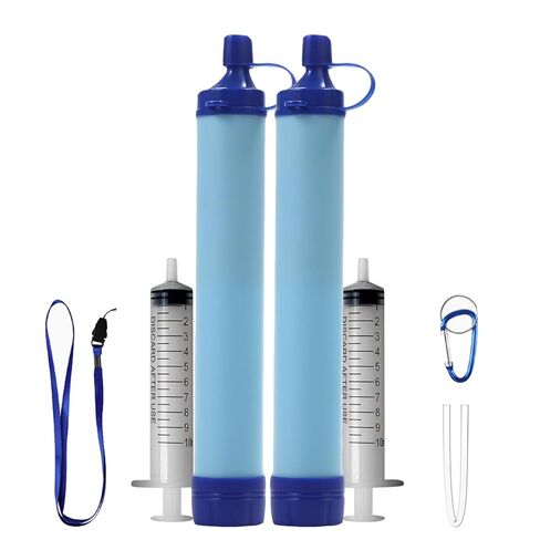 Straw, Pure Flow Water Filter Straw for Camping, Hiking, Travel, Biking, Survival, and Emergency Preparedness, No Expiration Date, Lightweight, Reusable (1PCS) in Saudi Arabia