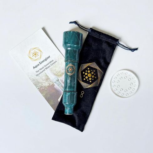 On-The-Go Structured Water Device | Complete Care Kit Included | Sacred Geometry Vortex Technology | EZ Water & H3O2 Living Water | Copper & Crystal | Portable Water Energizer in Saudi Arabia