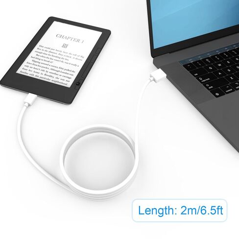 Zosvoses Micro USB Cable for Kindle Compatible with Old Kindle Paperwhite, Echo Dot, Fire Tablet, Fire Kids Edition, HD Kids Edition, Fire TV Stick, Oasis E-Readers, 6.6ft in Saudi Arabia