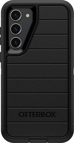 OtterBox Galaxy S23+ (Only) - Defender Series Case - Black, Rugged & Durable - with Port Protection - Includes Holster Clip Kickstand - Microbial Defense Protection - Non-Retail Packaging in Saudi Arabia