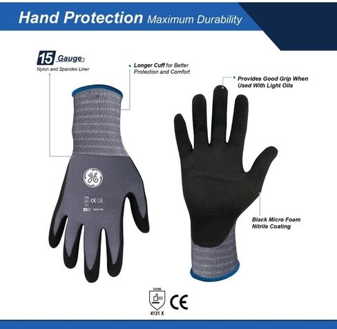 DIPP GLOVE BK/GRY 15G M in Saudi Arabia