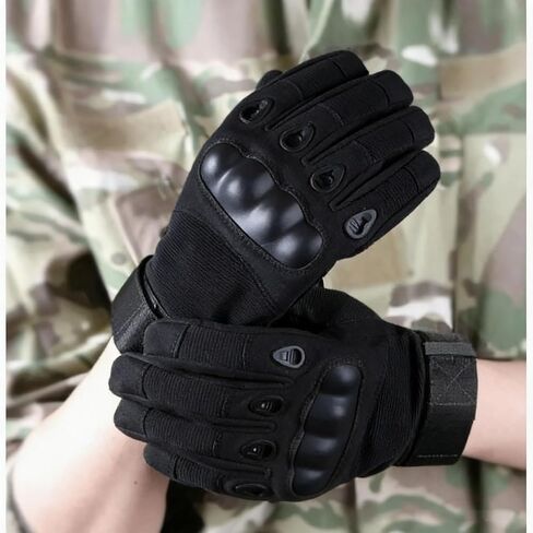 Tactical Full-Finger Gloves - Heavy-Duty Impact Protection, Reinforced Palms and Wrists, Breathable and Durable in Saudi Arabia