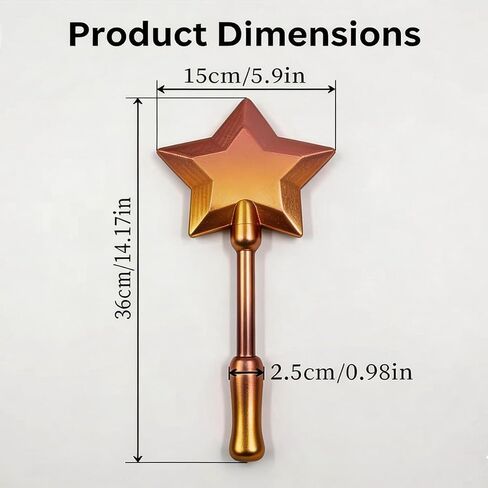 Credit Card Wand, Fairy Pay Wand, 3D Printed Tap to Pay-Contactless Payment Holder, Suitable Scenarios for Card Payment(Pink Gold) in Saudi Arabia