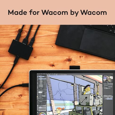 Wacom Converter Kit, HDMI to USB-C Connection Solution for Wacom One 14 and Movink 13 Displays in Saudi Arabia