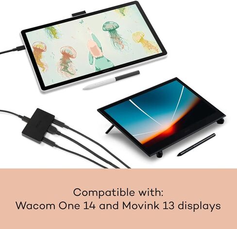 Wacom Converter Kit, HDMI to USB-C Connection Solution for Wacom One 14 and Movink 13 Displays in Saudi Arabia