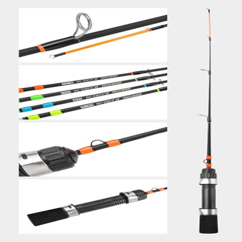Winter Ice Fishing Rod Light Weight Poles Flat Tip Tool Highly Sensitive Tip Ice Fishing Tackle in Saudi Arabia