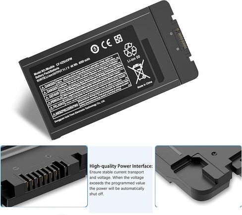 CF-VZSU0PR CF-VZSU0PW Laptop Battery Compatible with Panasonic Toughbook CF54 CF-54 Mk1 Mk2 Mk3 Series 54 Gloved Multi Touch 54 Lite 54 Performance 54 Prime CF-54F9001KM CF-VZSU0GW CF-VZSU0KR 46Wh in Saudi Arabia