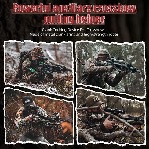 جهاز تصويب كرنك BAR20020 مطور للقوس والنشاب، متوافق مع سلسلة Barnett Crossbows | 93% سحب تخفيض الوزن | يمكن استخدامه بكلتا اليدين | يونيفرسال فيت | ملحقات قوس الصيد in Kuwait
