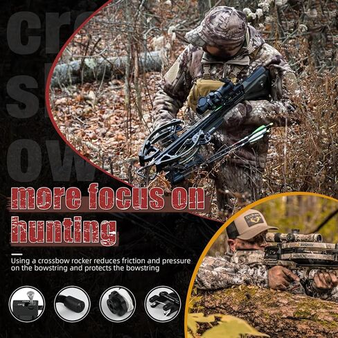 جهاز تصويب كرنك BAR20020 مطور للقوس والنشاب، متوافق مع سلسلة Barnett Crossbows | 93% سحب تخفيض الوزن | يمكن استخدامه بكلتا اليدين | يونيفرسال فيت | ملحقات قوس الصيد in Kuwait