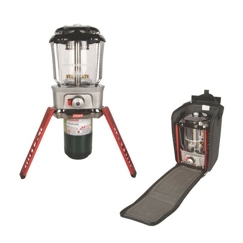 Coleman Signature Northern Nova Propane Lantern, Red/Silver 2000023099 in Saudi Arabia