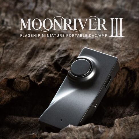 Moondrop MOONRIVER 3 Headphone Amplifier 32Bit/384kHz PCM Decoding with Detachable Type-C Cable 3.5mm+4.4mm Output Connectors in Saudi Arabia