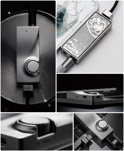 Moondrop MOONRIVER 3 Headphone Amplifier 32Bit/384kHz PCM Decoding with Detachable Type-C Cable 3.5mm+4.4mm Output Connectors in Saudi Arabia