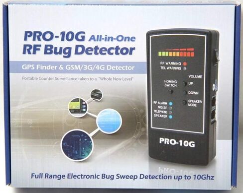 KJB DD804 Model PRO-10G Cell Phone and GPS Detector, Detects All GSM Including Baby-Monitors/GSM Alarm/GSM, Detects Transmitting Spy Phones, Detects GPS Trackers While Transmitting in Saudi Arabia
