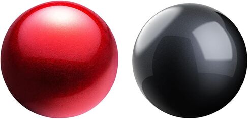 SANWA 2PCS 40mm/1.57in Trackball Replacement Ball for GMAWTB40, GMABTTB41, GMATB39, Kensington Orbit Fusion, and Other Compatible Trackball Mice, Glossy Red + Black in Saudi Arabia