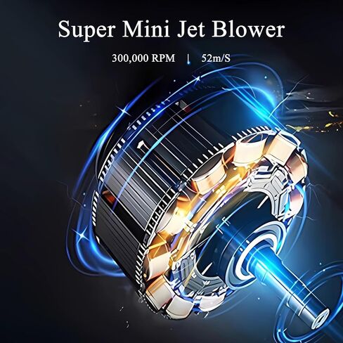 Yoidesu Powerful Compact Lightweight Aluminum Jet Blower, High Temperature Material, Efficient Cleaning, Fast Charging for Cars, Keyboards, Cameras, Yoidesu25vespdbgc in Saudi Arabia