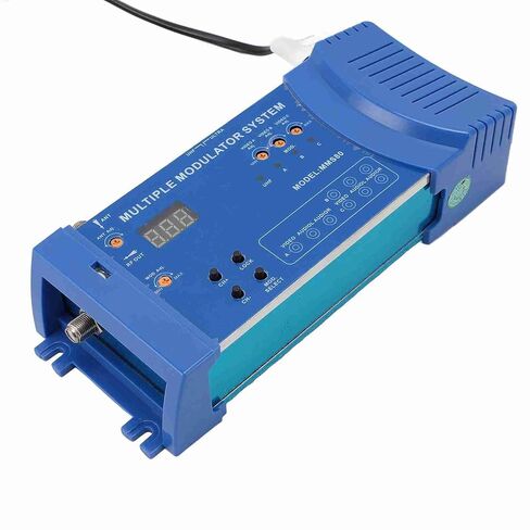 RF Converter Modulator, 3 CVBS Inputs, Support PAL NTSC, 136 Channels. Plug and Play RF Coaxial Modulator for Home TV with F Female Coaxial Input and RF Output (US Plug) in Saudi Arabia